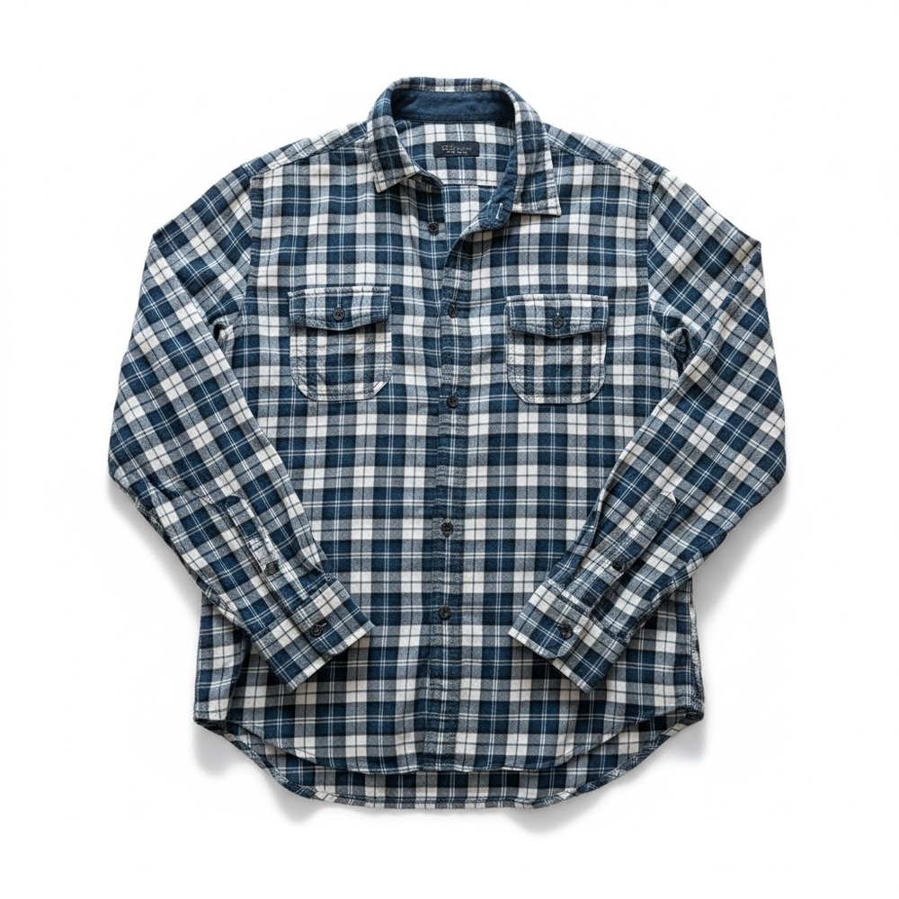 Zara Blue Plaid Men's Shirt